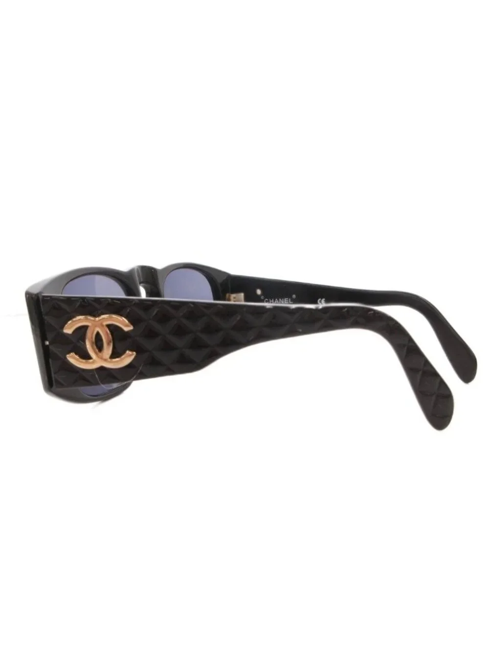 Chanel Sunglasses Eyewear CC Logo Quilted Black